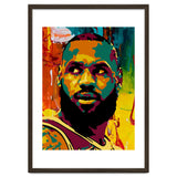 LeBron James Colorful abstract thumbnail