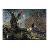 Frans Snyders / 'Concert of Birds', 1661, Flemish School, Oil on canvas, 203 cm x 334 cm, P07160. (Print Only) thumbnail