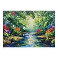 Tropical Jungle Oasis (Print Only)
