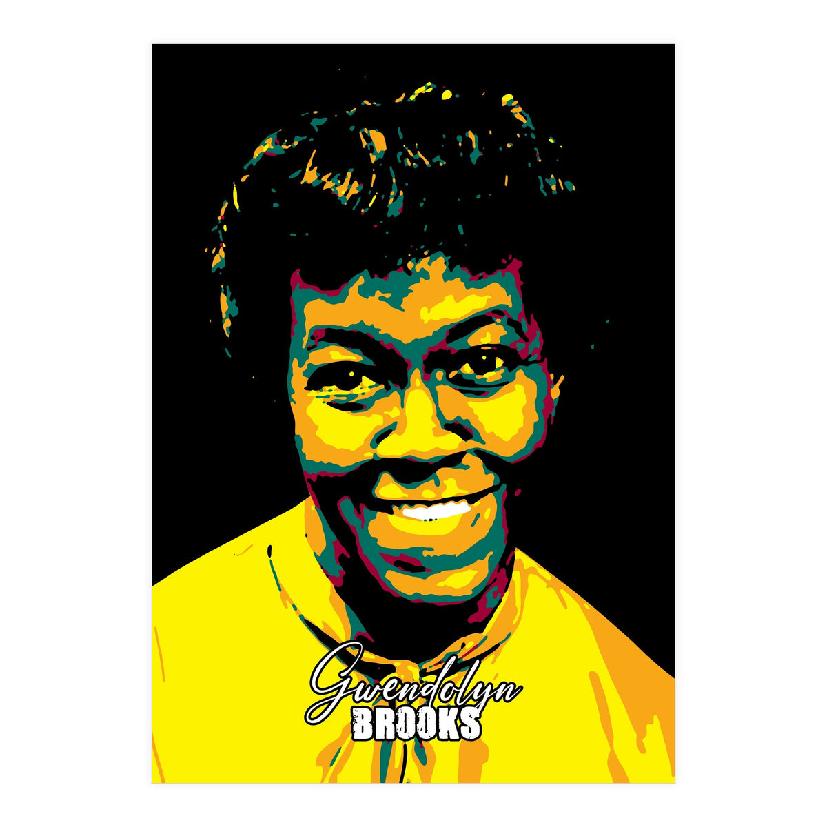 Gwendolyn Brooks American Poet Legend v2 (Print Only)