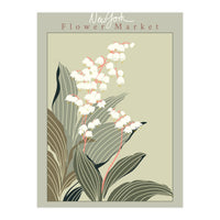 Flower Market New York Lily of the valley (Print Only)