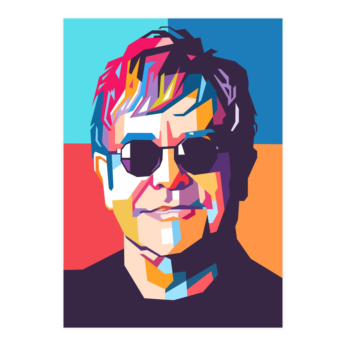 Elton John WPAP pop art (Print Only)