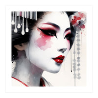 Porcelain Bloom Modern Geisha (Print Only)