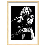 Ian Anderson British Musician Legend in Grayscale thumbnail