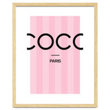 Paris Fashion Quote Art, Coco Chanel, Chic Decor thumbnail