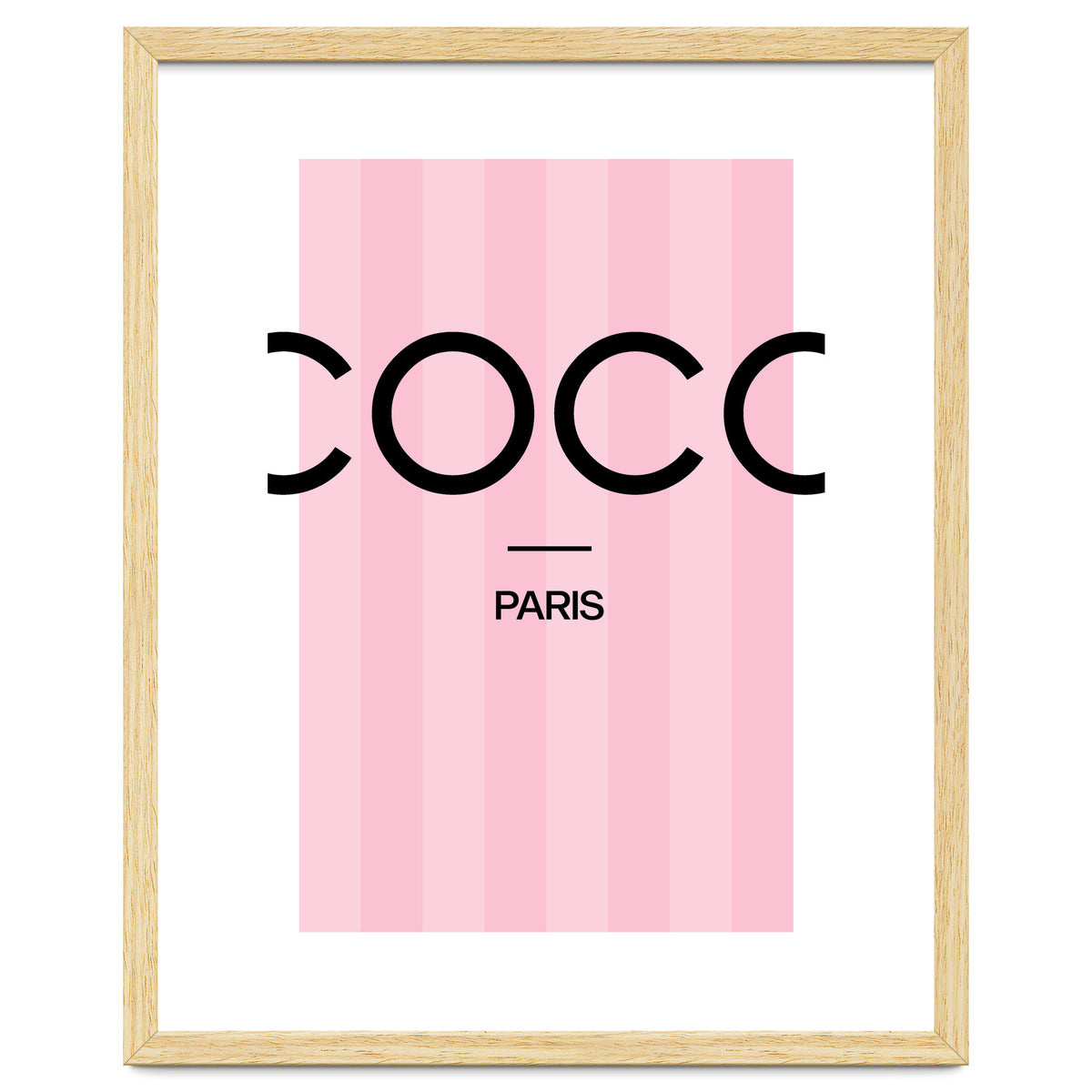 Paris Fashion Quote Art, Coco Chanel, Chic Decor