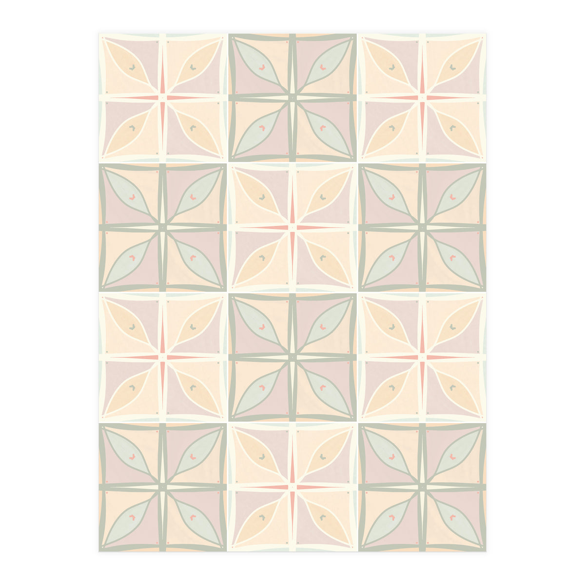 Old Style Pastels Kitchen Tiles (Print Only)