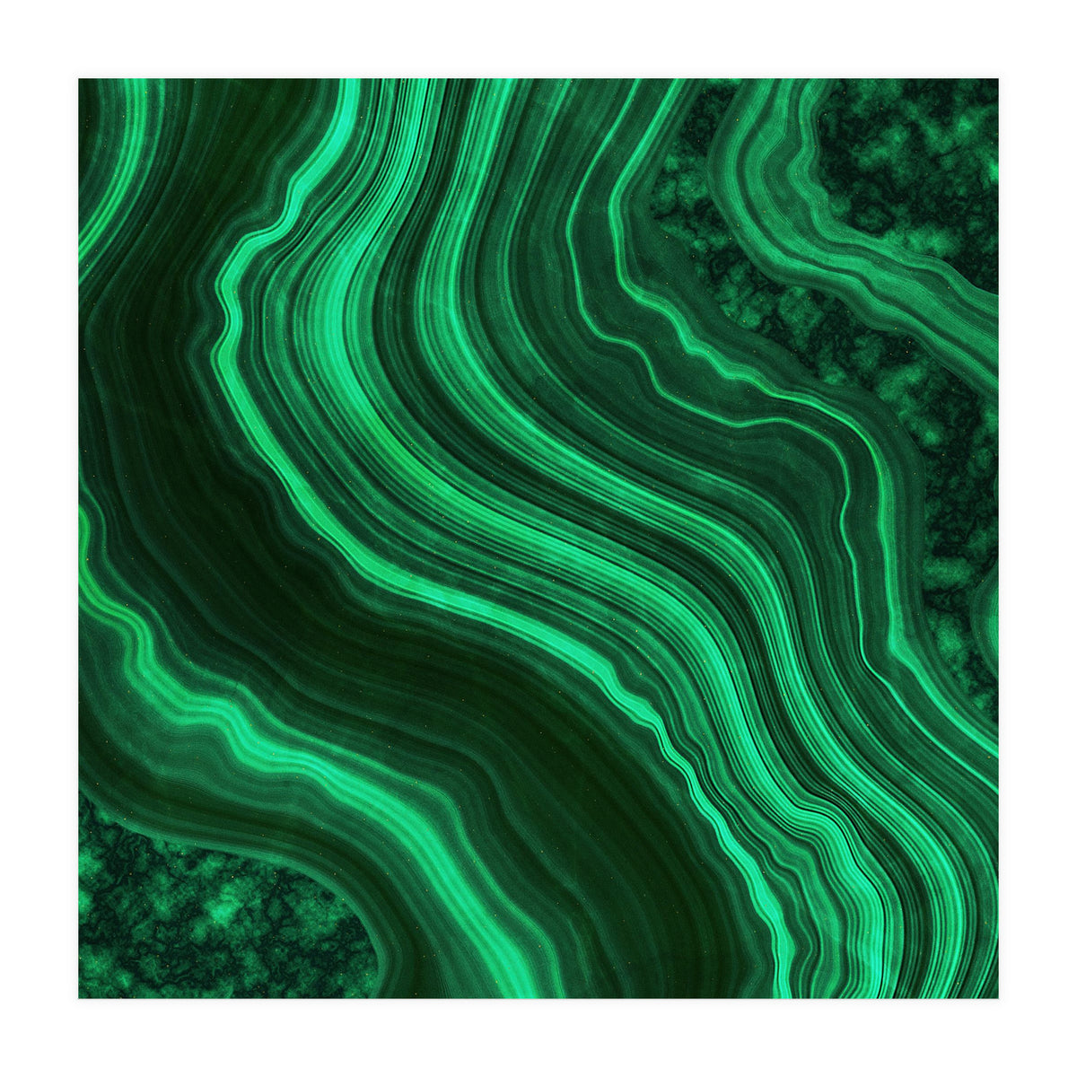 Malachite Texture 08 (Print Only)