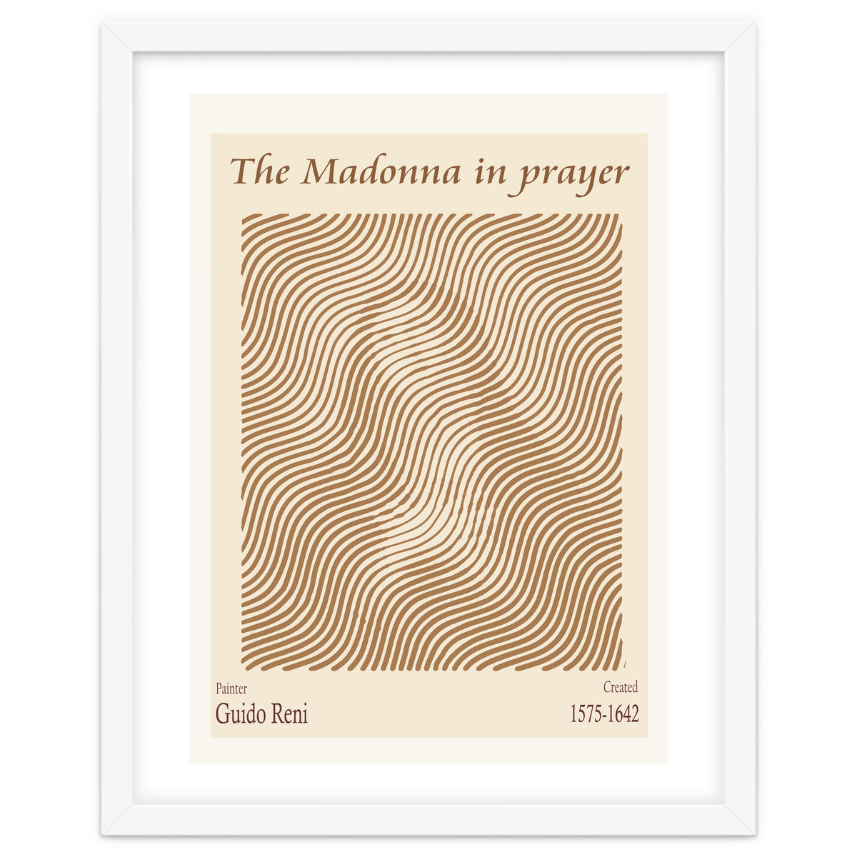 The Madonna In Prayer by Guido Reni