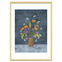 Moody Floral Vase