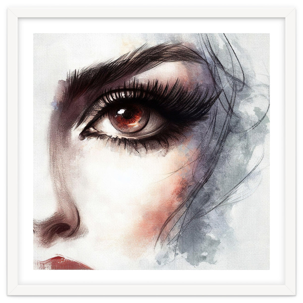 Amber Eye Portrait Fragment