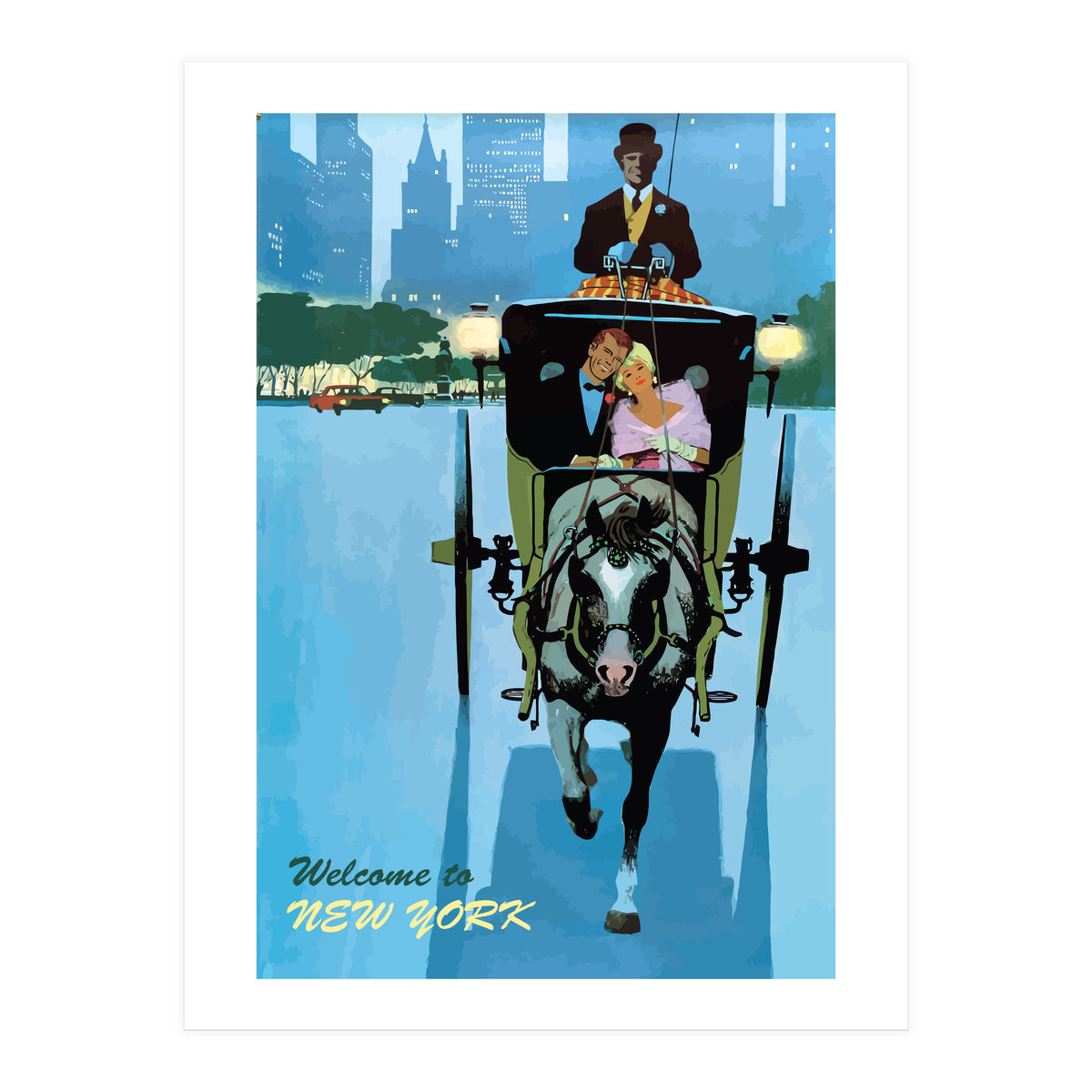 New York Romantic Ride (Print Only)
