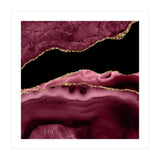 Burgundy & Gold Agate Texture 13  (Print Only) thumbnail
