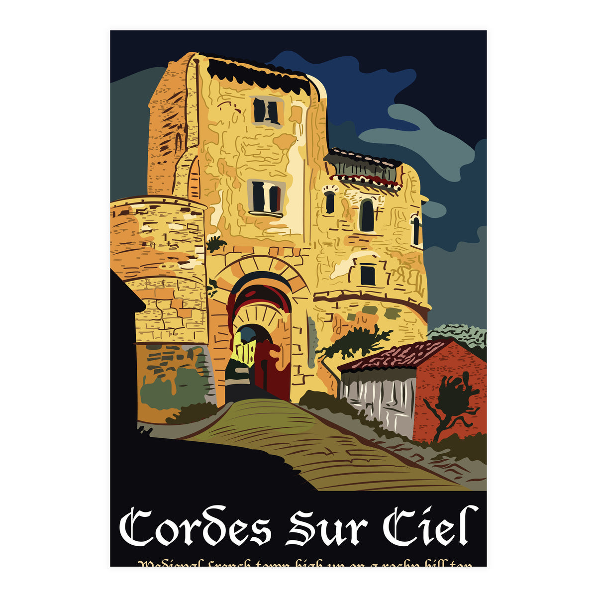 Cordes Sur Ciel France (Print Only)