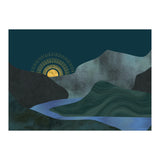 Abstract Landscape Sunrise (Print Only) thumbnail