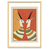 Two Gazelles In Stillness thumbnail