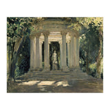 THE VILLA ADRIANA OF TIVOLI (ROME) - 1926 - OIL ON CANVAS - 0.60 X 0.70 M. (Print Only) thumbnail
