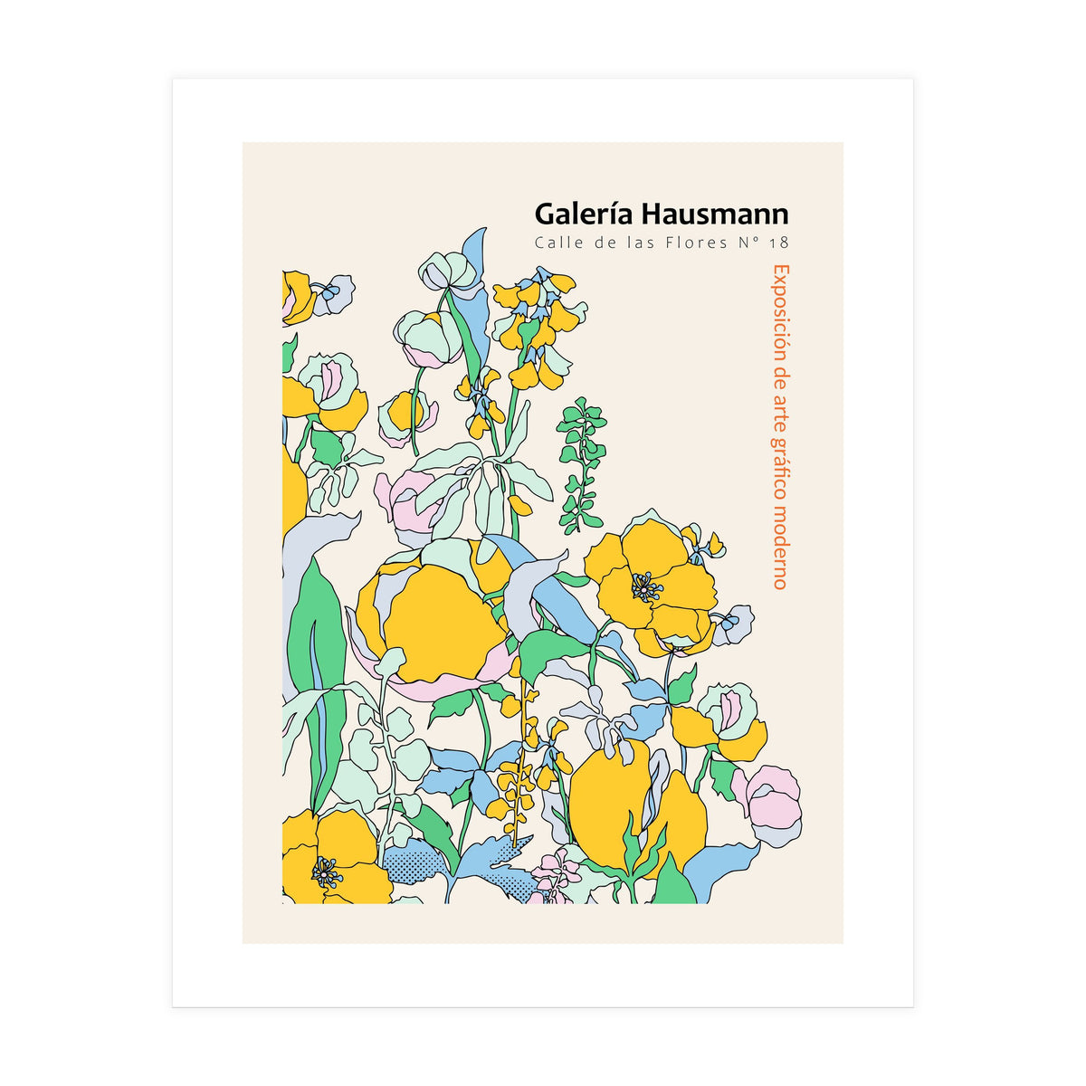 Exhibition of modern graphic art Madrid (Print Only)