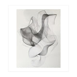 Abstract Black And White Swirling Lines Art (Print Only) thumbnail
