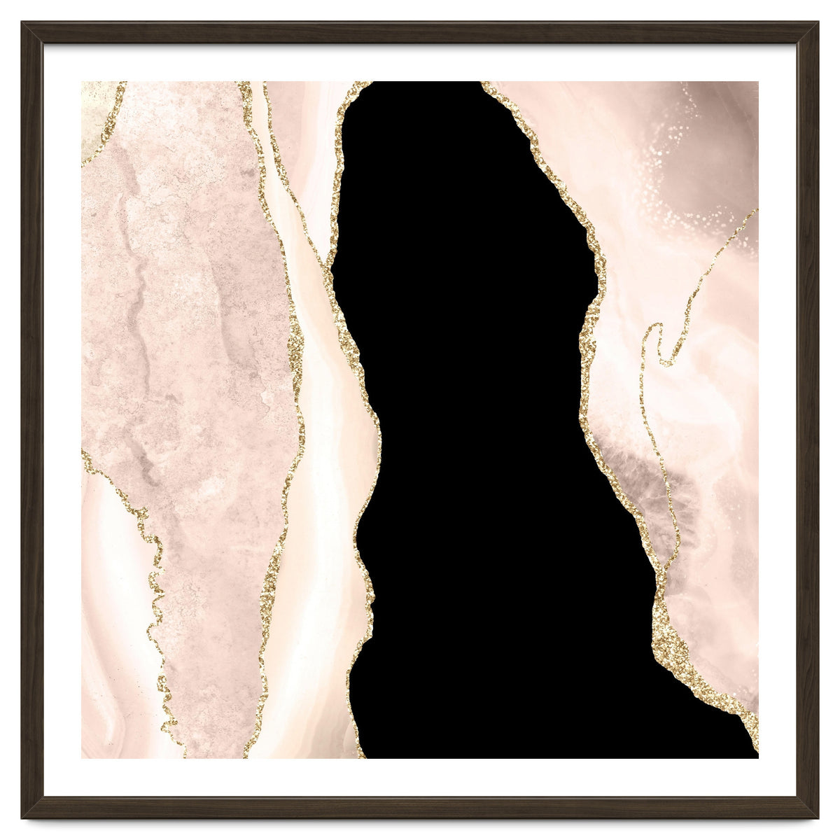 Ivory & Gold Agate Texture 02