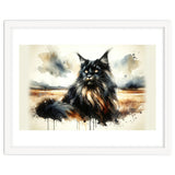 Mystical Black Cat In The Wild thumbnail