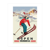 Aspen Ski Girl (Print Only) thumbnail