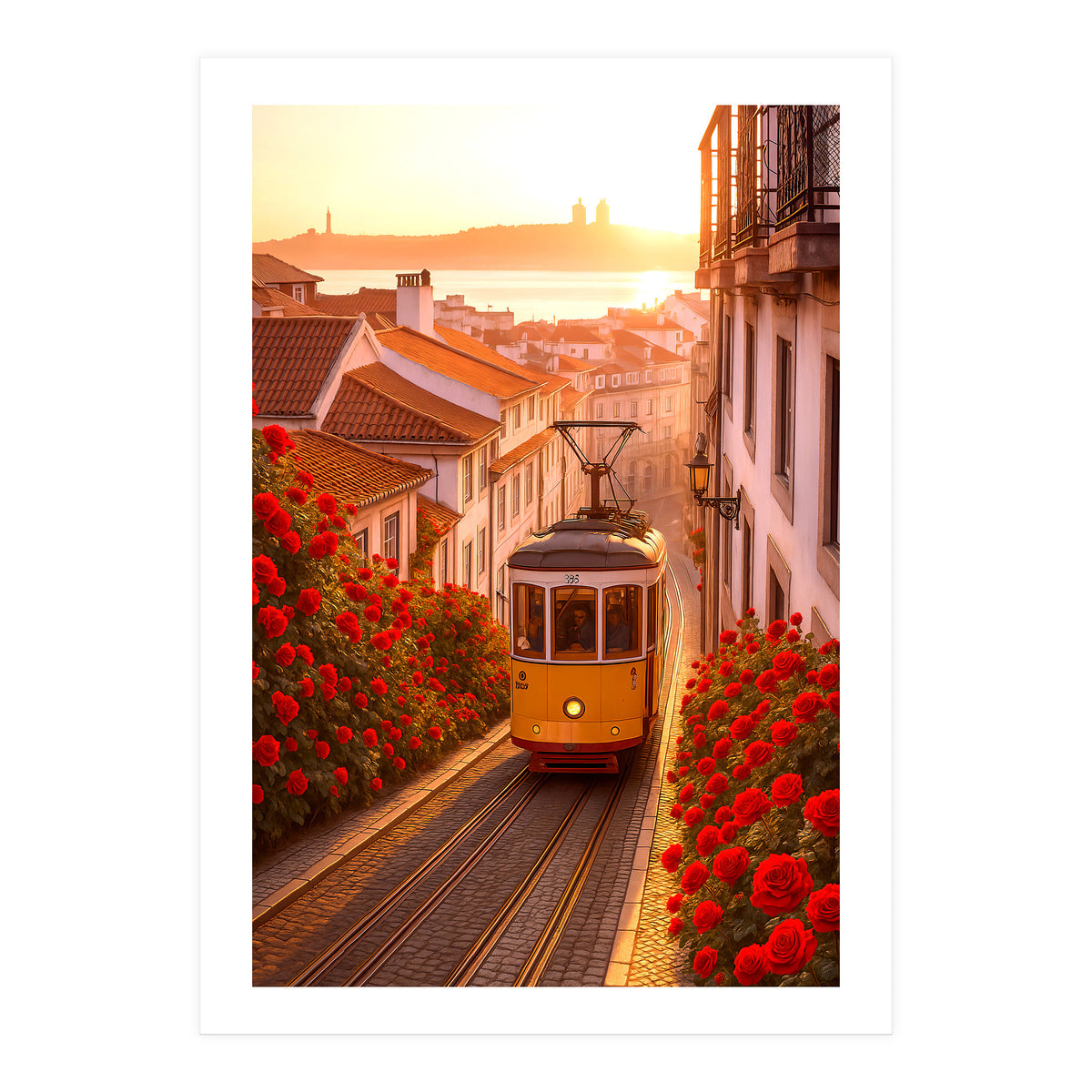 The Charm of a Classic City Tram (Print Only)