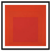 JOSEF ALBERS - HOMAGE TO THE SQUARE RED