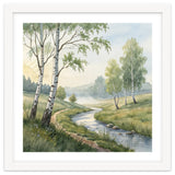Morning Mist in the Birch Valley thumbnail