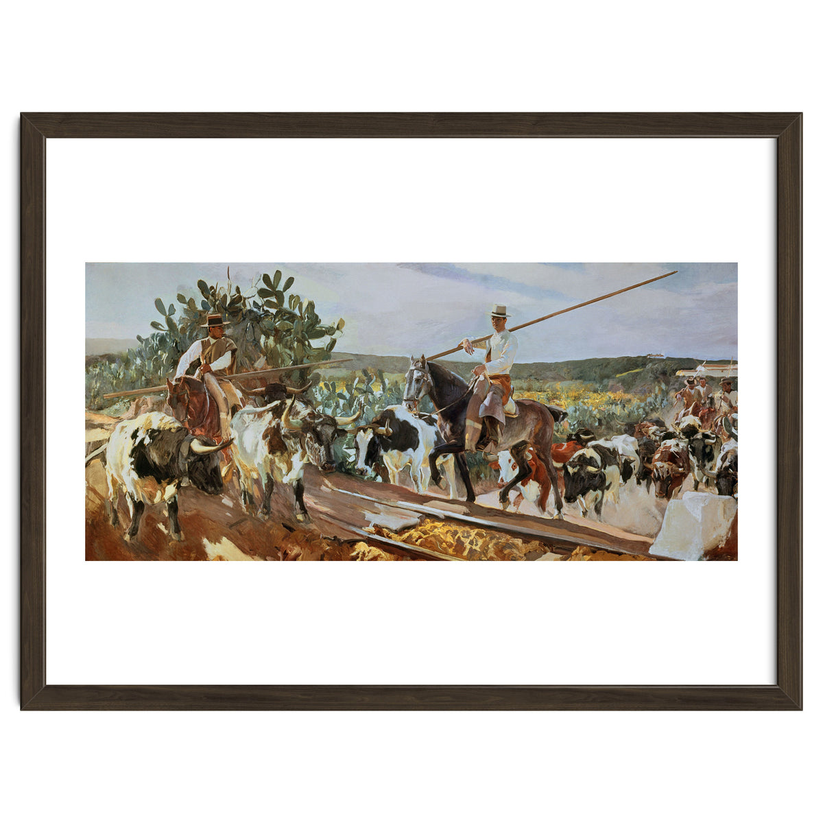 'Andalusia, The Round Up', 1914, Oil on canvas, 358 x 766,5 cm.