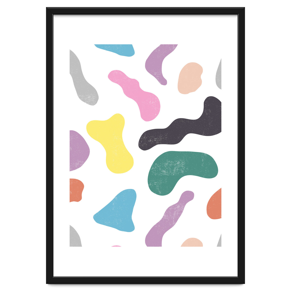 Abstract Organic Memphis Shapes