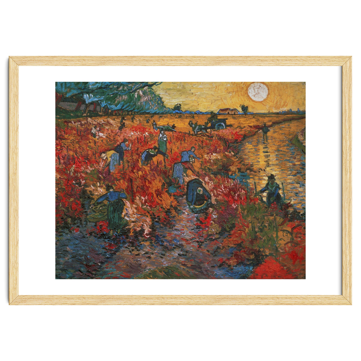 The red Vineyard at Arles,1888. Canvas,73 x 91 cm.