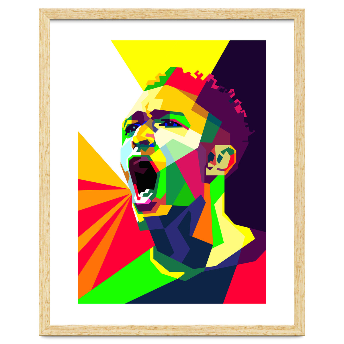 Jude Bellingham Football Pop Art WPAP