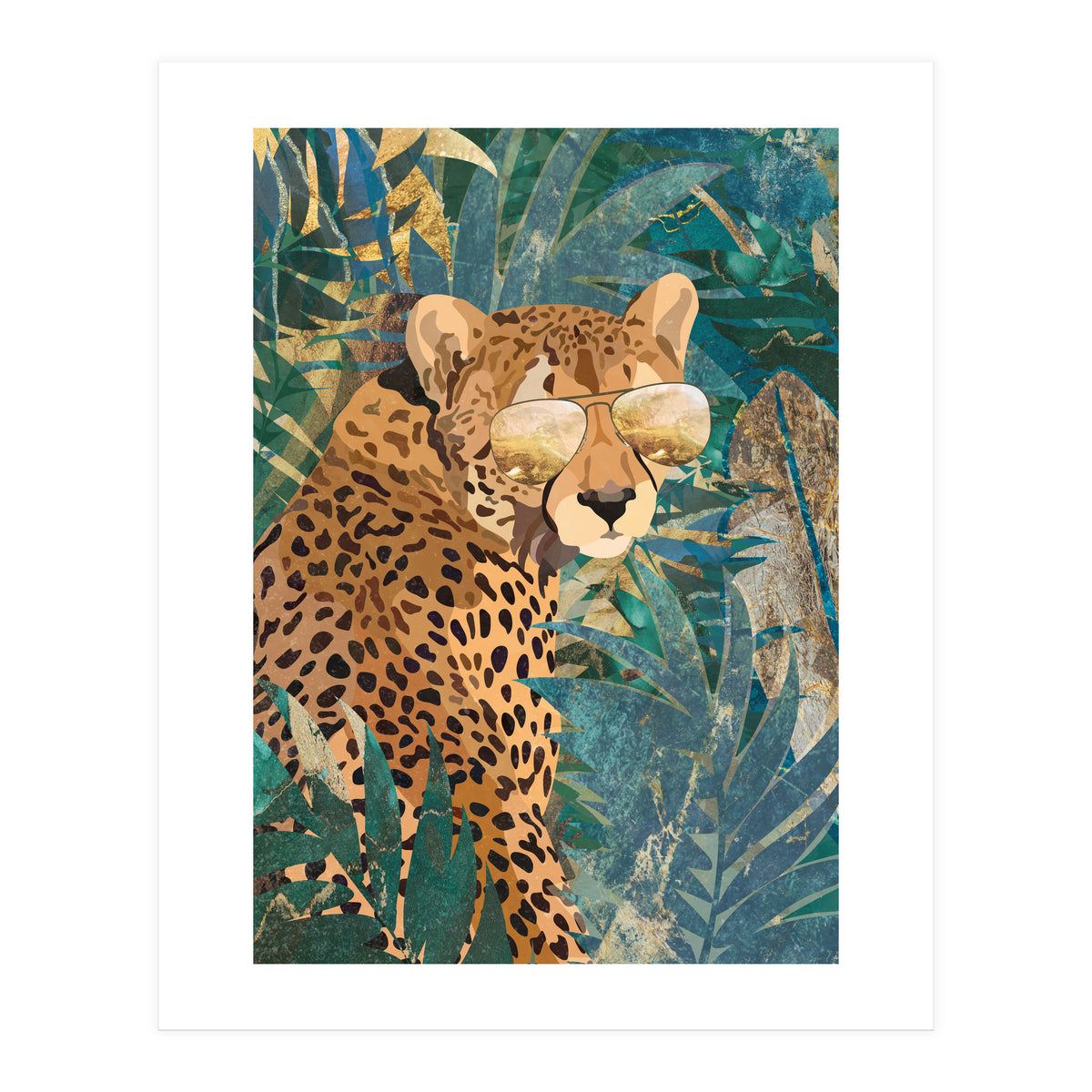 Cheetah in the jungle (Print Only)