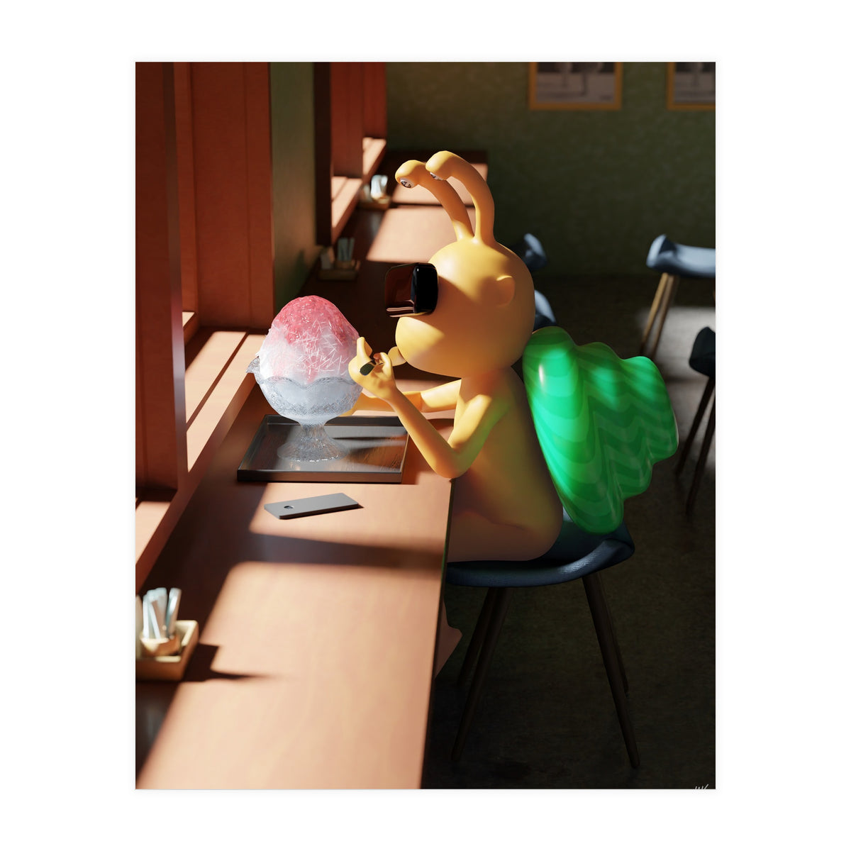 Kakigoori - Japanese Shaved Ice (Lwuba 044 Shaved Ice) (Print Only)