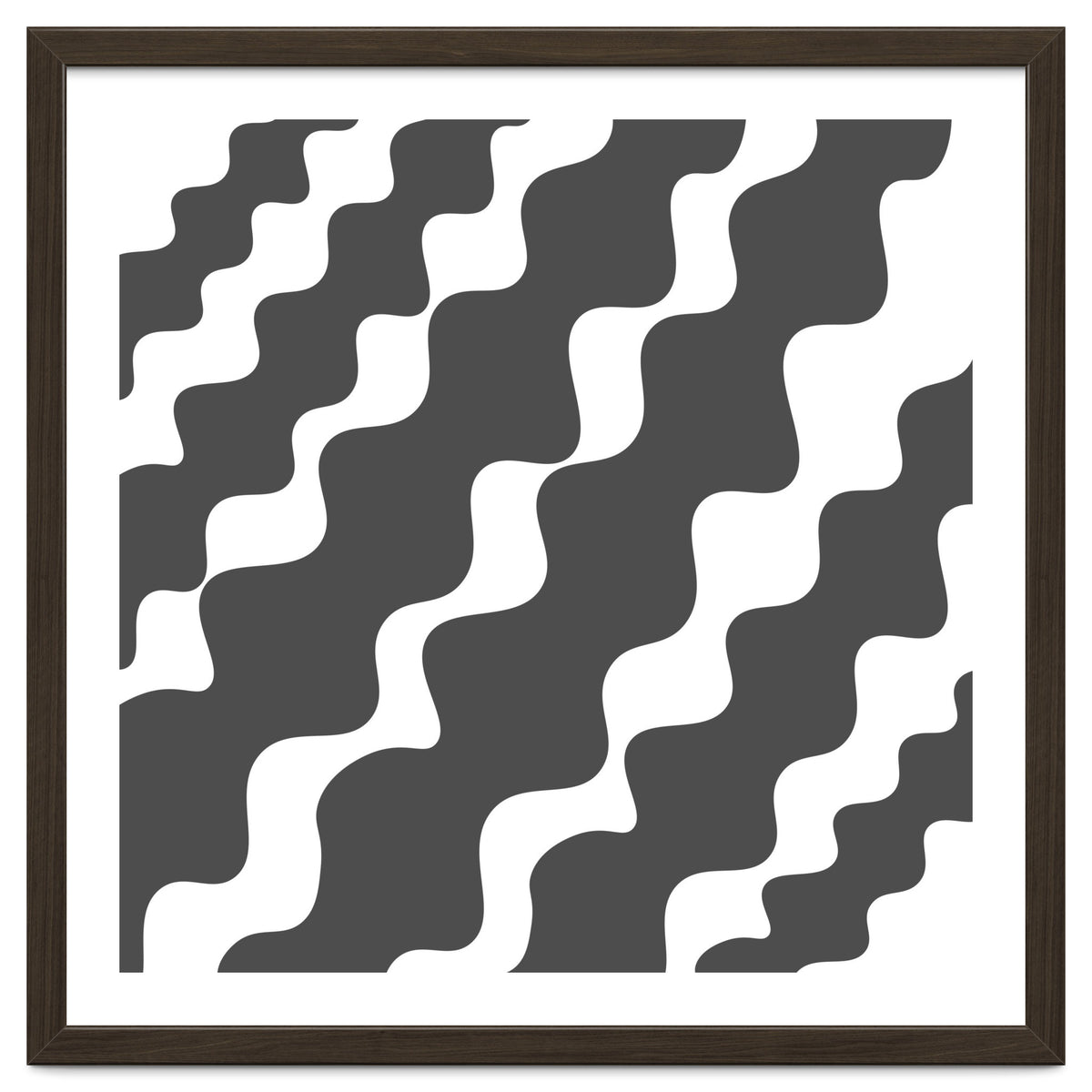 Grey Wavy Pattern