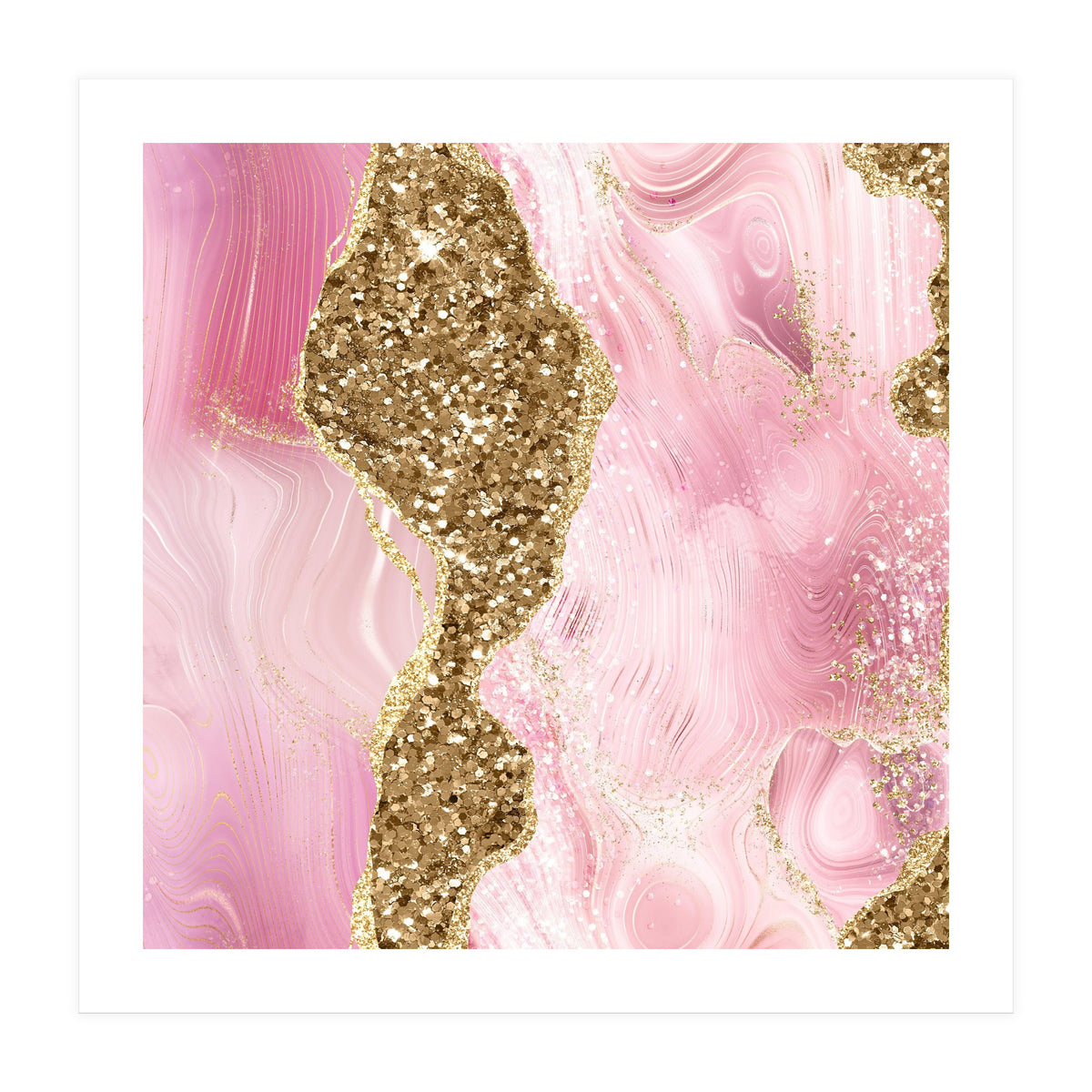 Agate Glitter Dazzle Texture 16  (Print Only)