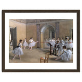 The Dance Foyer at the Opera on the rue Le Peletier, 1872 - 32x46 cm - oil on canvas. thumbnail