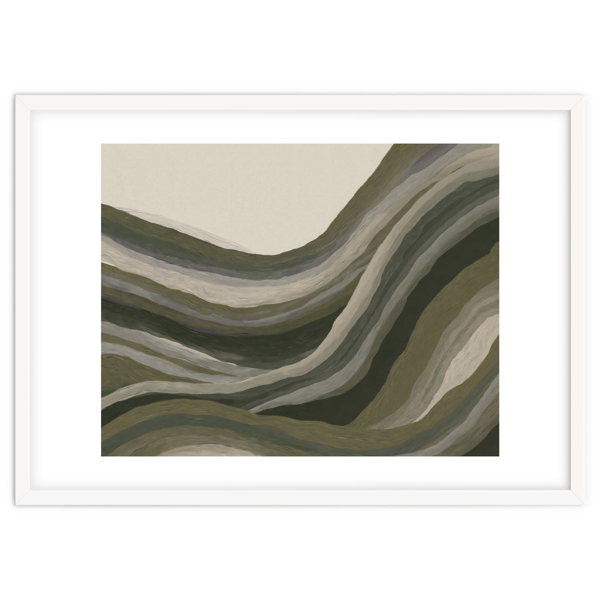 Moody Abstract Hills