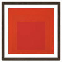 JOSEF ALBERS - HOMAGE TO THE SQUARE RED