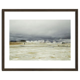 Tourists at the volcano steam spot - Iceland thumbnail