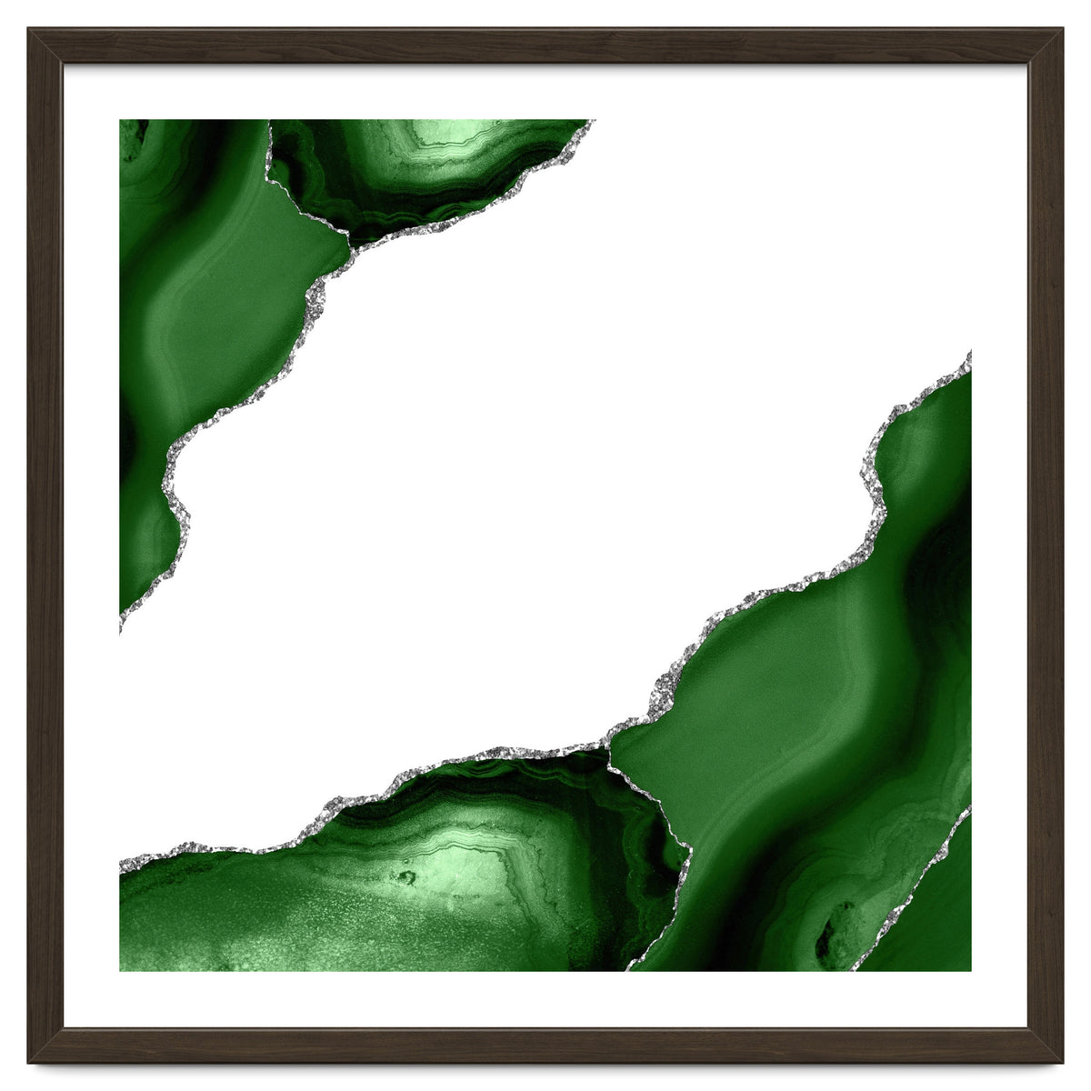 Green & Silver Agate Texture 16