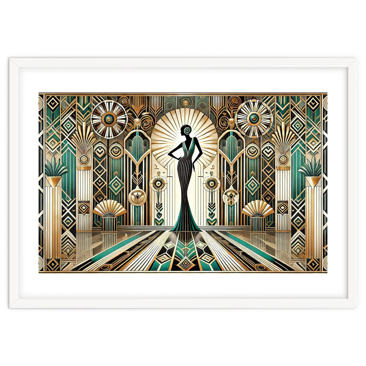 Art Deco Glamour Woman