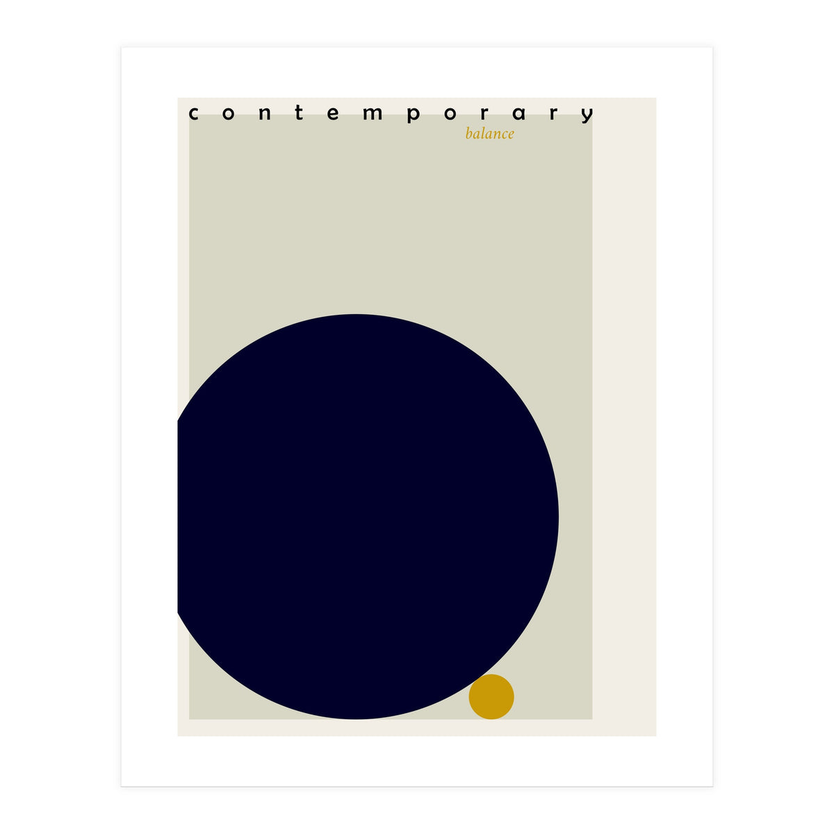 expectant iteration contemporary balance (Print Only)