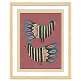Striped Bird Pair I thumbnail