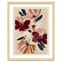 Blush And Wine Blossoms I