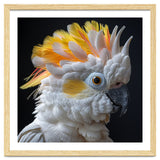 Close Up Of A Cockatoo Parrot With Yellow Crest thumbnail