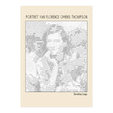 Portret Van Florence Owens Thompson (ascii Art) (Print Only) thumbnail