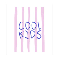 Cool Kids Club, Fun Playful Quote Print for Kids Room and Playroom Decor (Print Only)