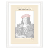 Young Man with an Apple (1505) – Raphael (ascii art) thumbnail